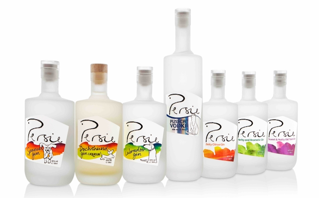 Bottles of Persie Gin